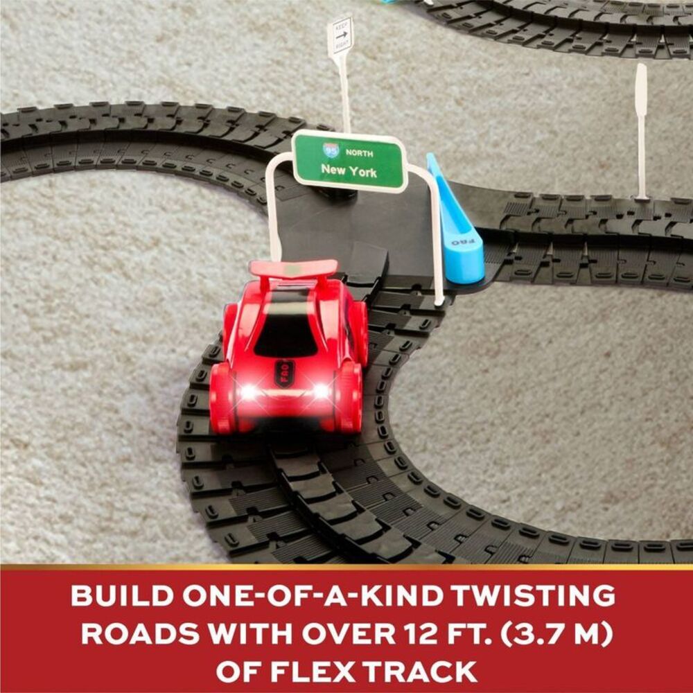FAO Schwarz -  Vehicle Playset with DIY Track Black - Picture 2 of 7